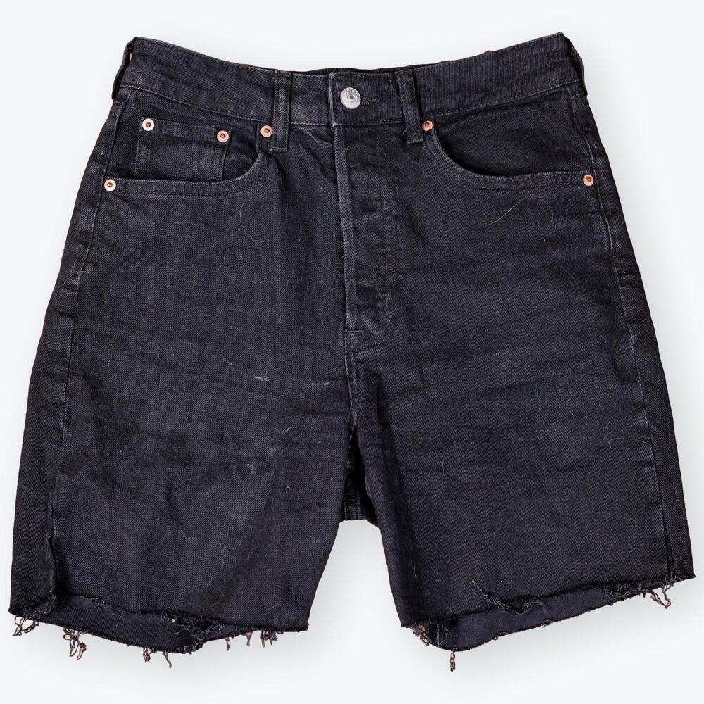 Divided (H&M) Black Denim Cutoff Shorts Size 4